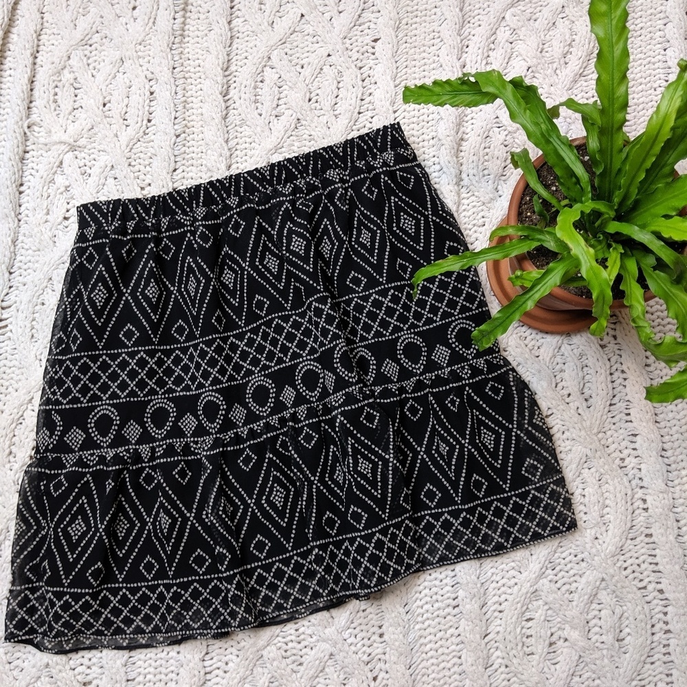 Madewell Caravan Print Skirt XS